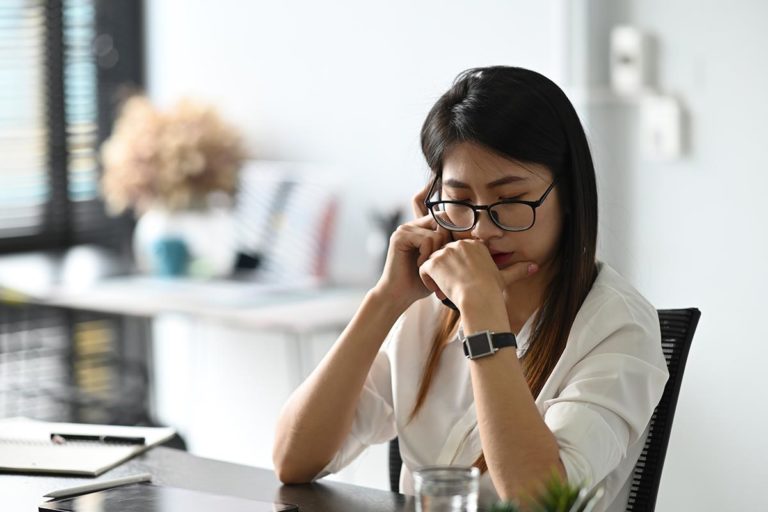 alcoholism Woman Recognizing She Has A Problem With Alcohol