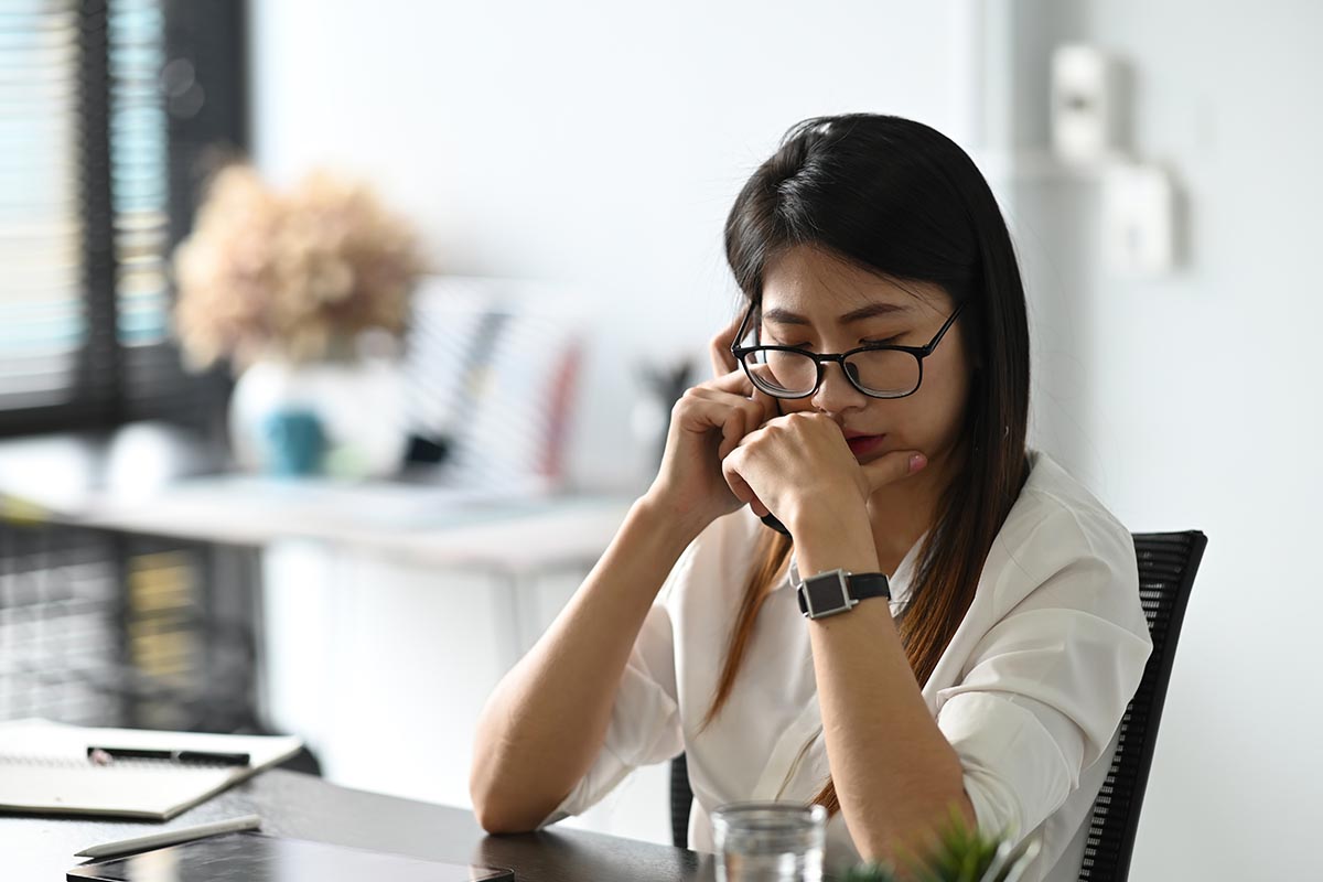 Woman Recognizing She Has A Problem With Alcohol