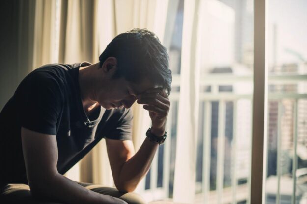 How Long Does Heroin Last in Your System A man wondering, "How long does heroin last?"