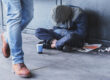 Image symbolizing addiction and homelessness
